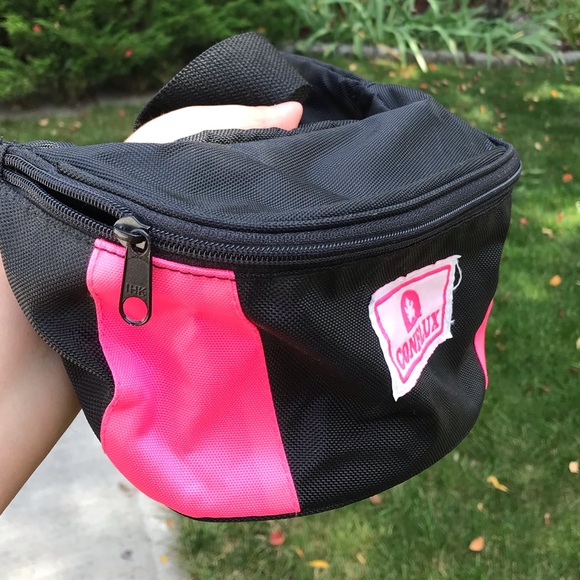 Vintage 80s / 90s Fanny pack or cross body neon - Picture 2 of 9